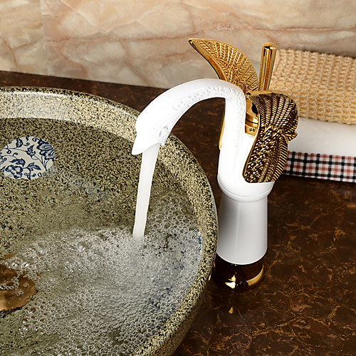 

Bathroom Sink Faucet - Standard Painted Finishes Centerset Single Handle One HoleBath Taps