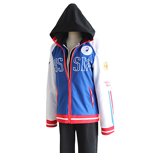 

Inspired by Yuri!!! on ICE Yuri Plisetsky Anime Cosplay Costumes Japanese Cosplay Suits Coat Pants Hoodie For Women's