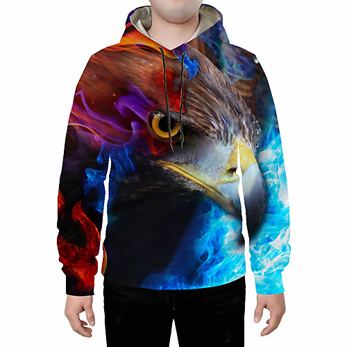 

Men's Basic Hoodie - 3D Rainbow US32 / UK32 / EU40