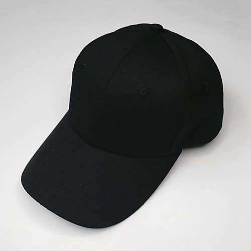 

Women's Basic Polyester Baseball Cap-Solid Colored Fall Blushing Pink White Black