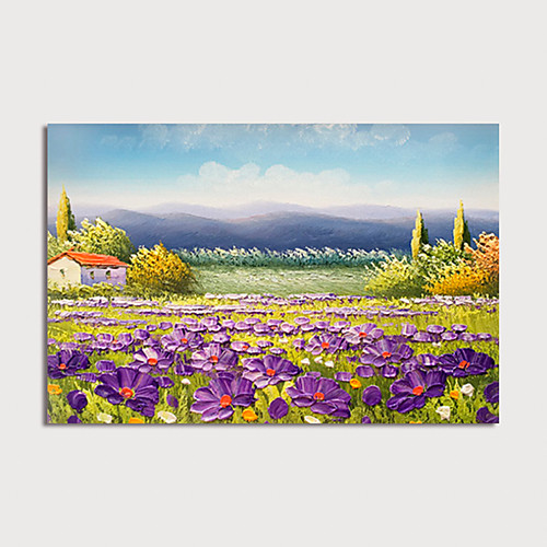 

Hand Painted Canvas Oilpainting Abstract Landscape Home Decoration with Frame Painting Ready to Hang