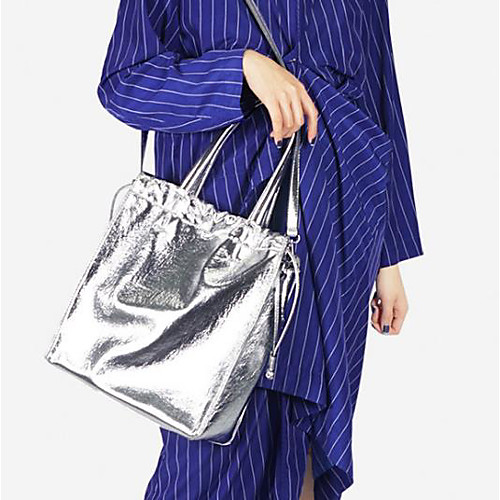 

Women's PU Top Handle Bag Solid Color Camel / Green / Silver