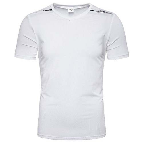 

Men's Daily Sports Basic T-shirt - Solid Colored Army Green