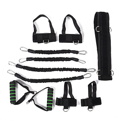 

Resistance Band Set 12 pcs Sports Emulsion Exercise & Fitness Gym Workout Strength Training Durable Strength Trainer Improve Flexibility For Men Women