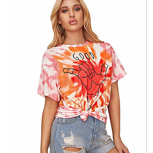 

Women's Daily T-shirt - Geometric Blushing Pink