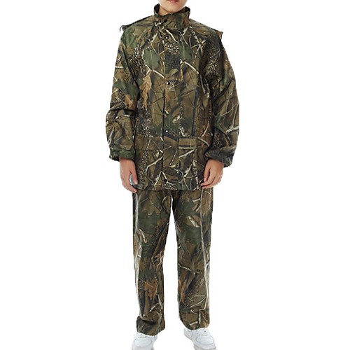 

Protective Clothing Anti Dust And Droplet Men's Daily Regular Jacket, Solid Colored Hooded Long Sleeve Polyester Army Green