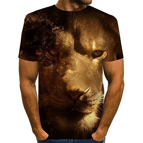 

Men's Daily Basic T-shirt - 3D Rainbow