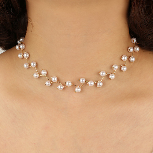 

Women's Necklace Friends European Romantic Casual / Sporty Sweet Chrome Gold Silver 3110 cm Necklace Jewelry 1pc For Street Festival