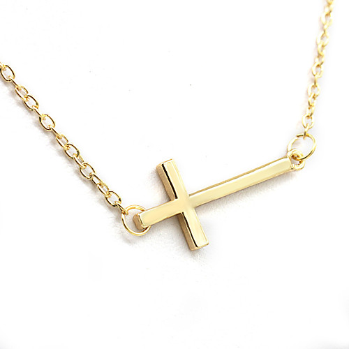 

Women's Necklace Friends European Romantic Casual / Sporty Sweet Chrome Gold Silver 47 cm Necklace Jewelry 1pc For Street Festival