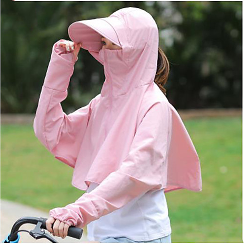 

Fishing Hat Fisherman Hat Hiking Hat Hat Windproof Sunscreen UV Resistant Breathable Solid Color Chinlon Autumn / Fall Spring Summer for Women's Camping / Hiking Hunting Fishing Purple Pink Grey
