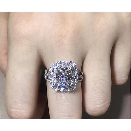 

Men's Ring 1pc White Yellow Blushing Pink Copper Gold Plated Imitation Diamond Round Stylish Gift Festival Jewelry Hollow Out Flower