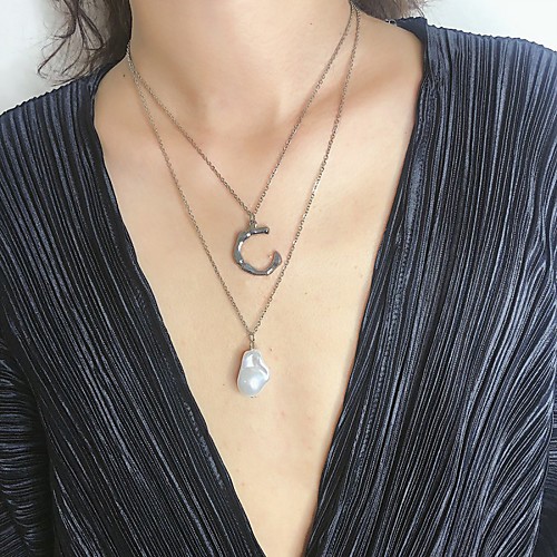 

Women's Necklace Friends European Romantic Casual / Sporty Sweet Chrome Gold 50 cm Necklace Jewelry 1pc For Street Festival