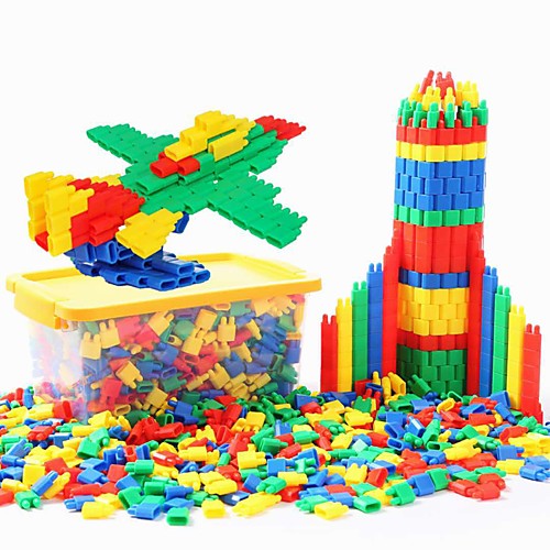 

Building Blocks Interlocking Blocks Bullet Blocks Simple Hand-made Parent-Child Interaction Family Plastic Shell Portable Universal 1000 pcs Kid's Boys and Girls Toy Gift