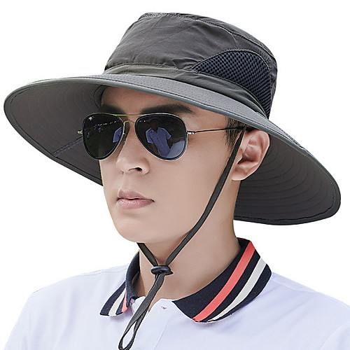

Mens Quick Dry Neck Cover Sun protection Fishing Bucket Hat