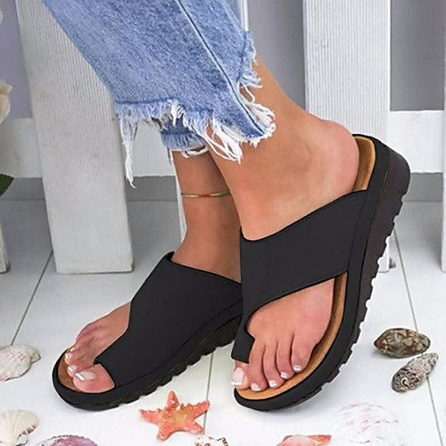 

Women's Sandals Wedge Heel Open Toe PU Summer Leopard / Purple / Yellow