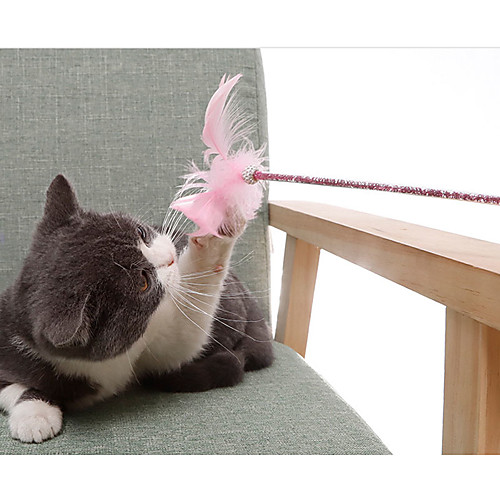 

Teaser Cat Pet Toy Bell Plush Gift