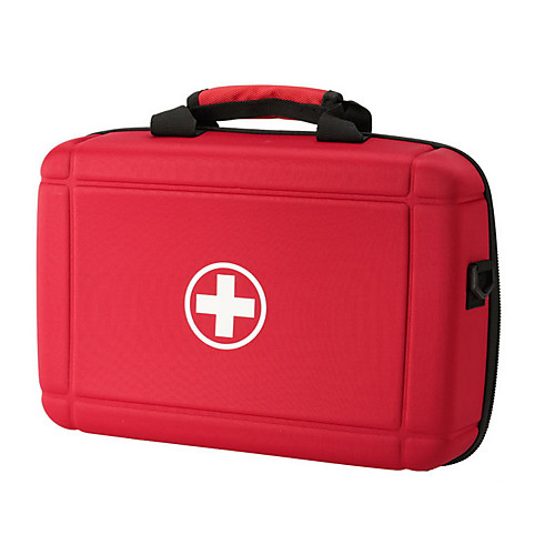 

Oxford Cloth Pattern / Print / Zipper Emergency Survival Bag Outdoor Red