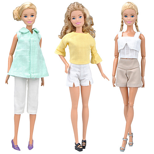 

Doll accessories Doll Clothes Doll Dress Simple Creative Kawaii Clothing Fabrics 1-3 pcs Children's All Toy Gift