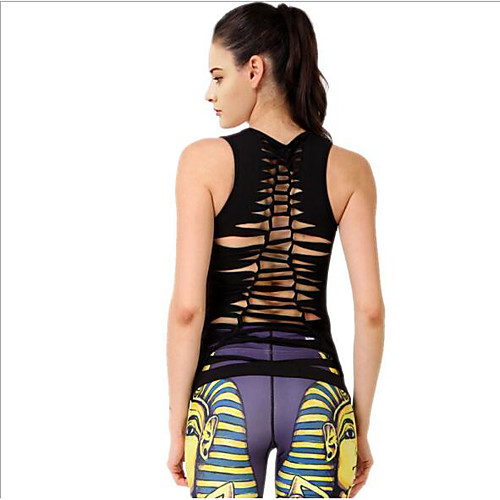 

Women's Daily Tank Top - Solid Colored Black