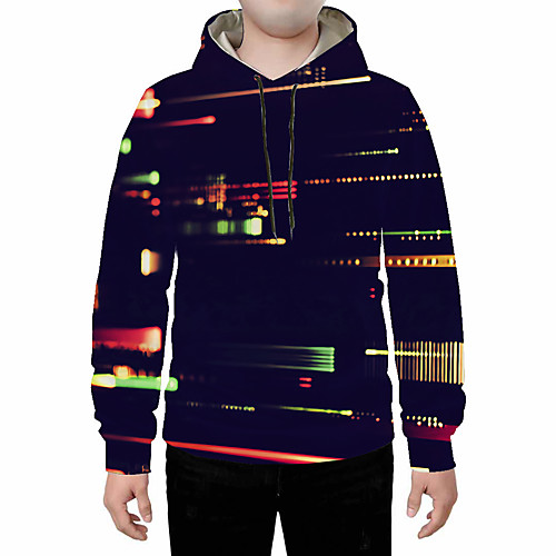 

Men's Basic Hoodie - 3D Rainbow US32 / UK32 / EU40