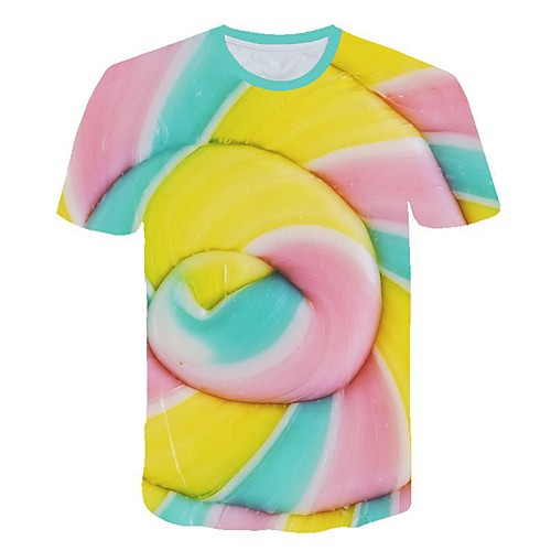 

Men's Daily T-shirt - 3D Print Rainbow