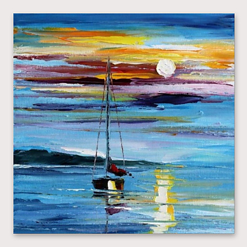 

IARTS®Hand Painted sunrise Oil Painting with Stretched Frame For Home Decoration