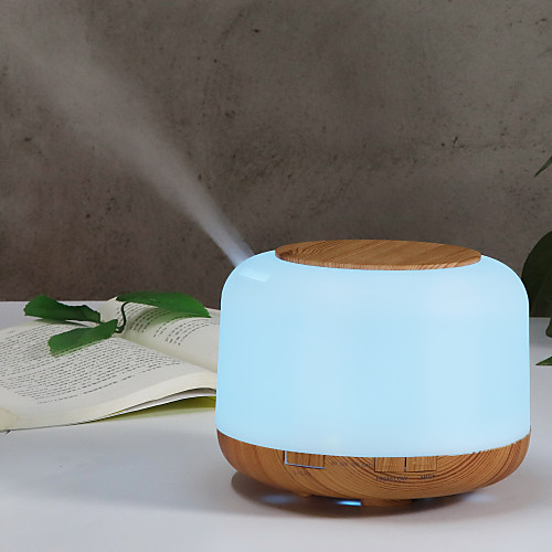 

500ML Essential Oil Diffuser Humidifiers Remote Control Ultrasonic Aromatherapy Diffusers Room Decor Running 9 Hours with Adjustable Mist Mode,Water-less Auto Shut-Off & 7 Color LED Lights