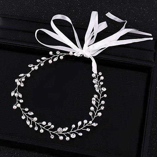 

Women's Hair Jewelry For Wedding Engagement Wedding Geometrical Crystal Alloy White 1pc