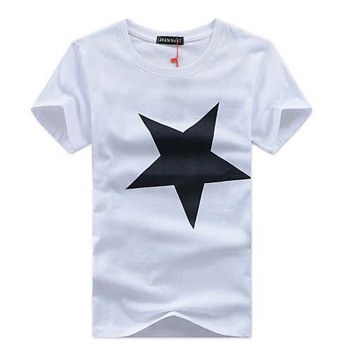 

Men's Daily Sports Basic / Street chic T-shirt - Graphic Black