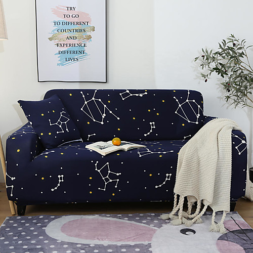 

Constellation Print Dustproof All-powerful Slipcovers Stretch Sofa Cover Super Soft Fabric Couch Cover with One Free Pillow Case