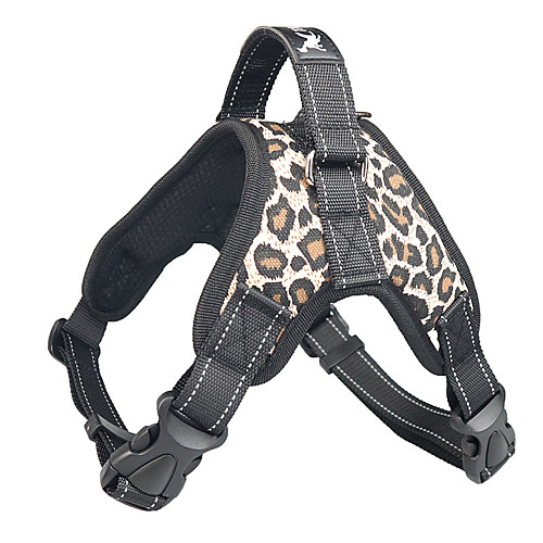 

Cat Dog Harness Padded Adjustable / Retractable Solid Textile Black / Red Camouflage Color Black