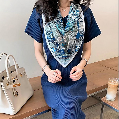 

Bandana Basic Square Scarf - Print