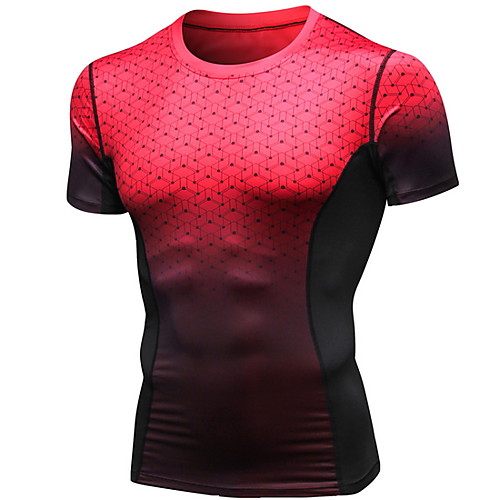 

Men's Daily T-shirt - Geometric Red