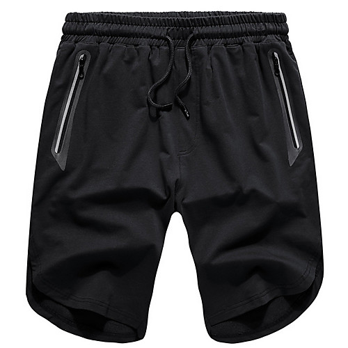 

Men's Basic Shorts Pants - Solid Colored Black Navy Blue US32 / UK32 / EU40