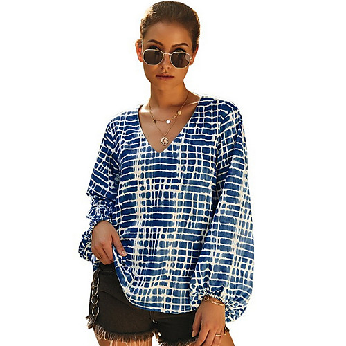 

Women's Daily Blouse - Geometric Fuchsia