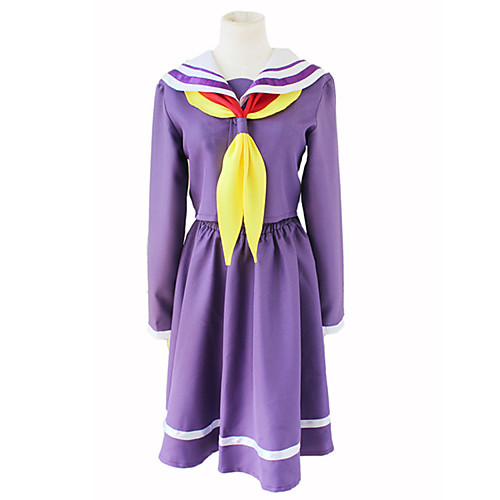 

Inspired by No Game No Life Shiro Anime Cosplay Costumes Japanese Cosplay Suits Top Skirt Tie For Women's
