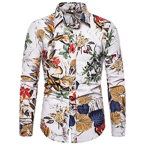 

Men's Daily Shirt - Geometric White