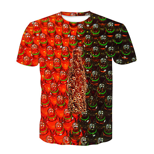 

Men's Party Club T-shirt - 3D / Beer Print Black