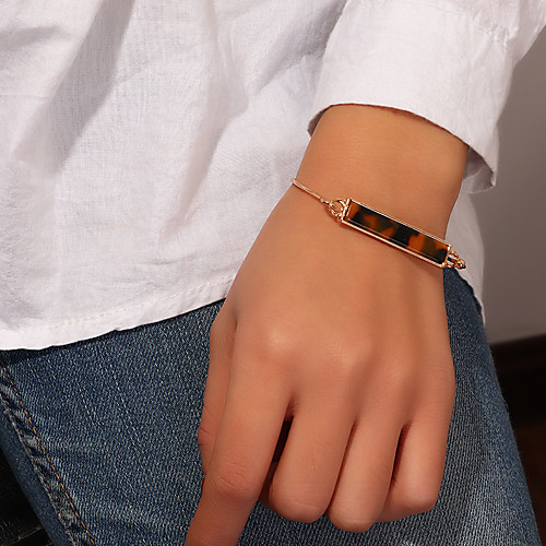 

Women's Bracelet Bangles Bracelet Classic Fashion Simple Classic Trendy Fashion Cute Acrylic Bracelet Jewelry Gold For Wedding Gift Date Birthday Festival