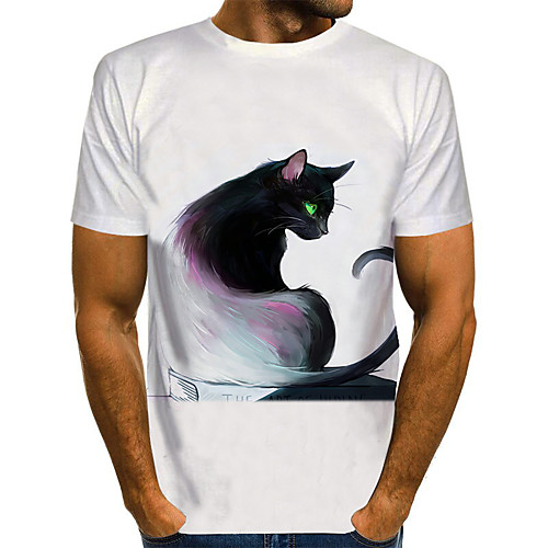 

Men's Daily Basic T-shirt - 3D Rainbow