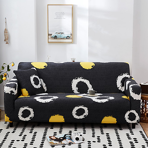 

Nordic Simple Line Elastic Sofa Cover Full Package Single Double Three Person Sofa Cover