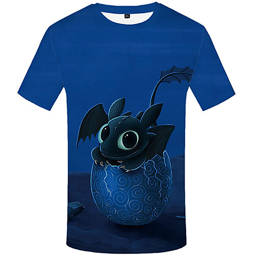 

Men's Daily Street chic T-shirt - 3D Print Rainbow