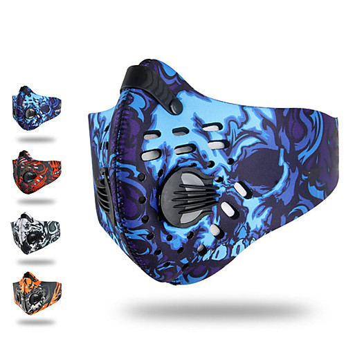 

Sports Mask Pollution Protection Mask Headsweat Camo / Camouflage Cycling Fitness, Running & Yoga Detachable Fleece Limits Bacteria Bike / Cycling Red Grey Orange Spandex for Men's Women's Teen