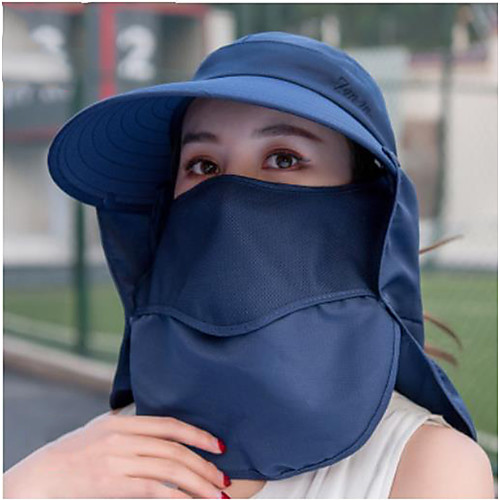 

Hiking Hat Fishing Hat Fisherman Hat Windproof Sunscreen UV Resistant Breathable Solid Color Chinlon Autumn / Fall Spring Summer for Women's Camping / Hiking Hunting Fishing Dark Pink Purple Fuchsia