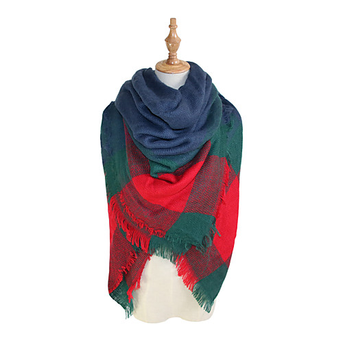 

Women's Basic Square Scarf - Striped