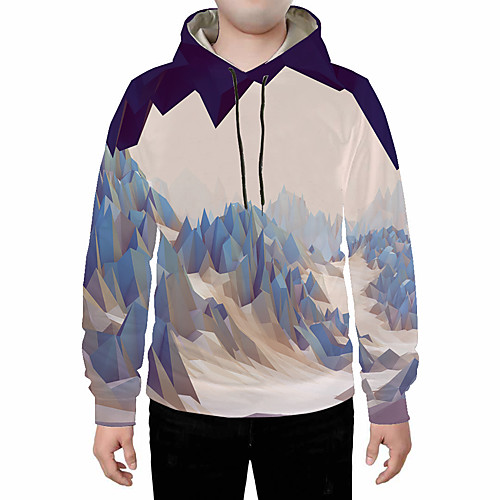 

Men's Basic Hoodie - 3D Rainbow US32 / UK32 / EU40