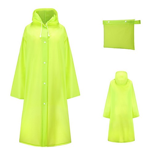 

Women Man Raincoat Thickened Waterproof Rain Poncho Coat Adult Clear Transparent Camping Hoodie Rainwear Suit