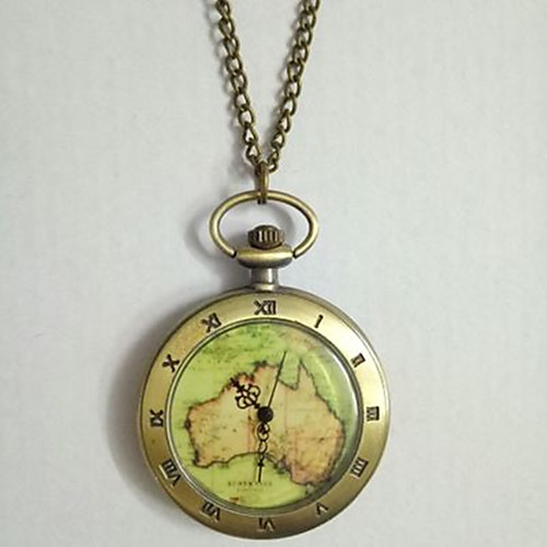 

Men Women Pocket Watch Quartz Titanium Alloy Bronze Creative Casual Watch Analog Casual - Bronze