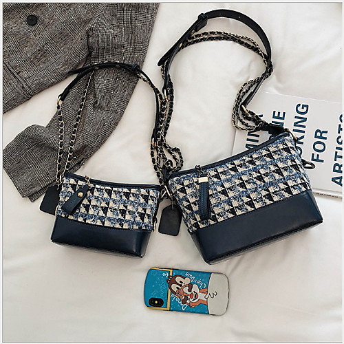 

Women's PU Crossbody Bag Solid Color Black / Blue