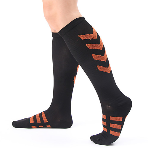 

Compression Socks Athletic Sports Socks Running Socks 6 Pairs Men's Women's Tube Socks Breathable Moisture Wicking Sweat-wicking Comfortable Running Jogging Sports Fashion Nylon Yellow Red Fuchsia